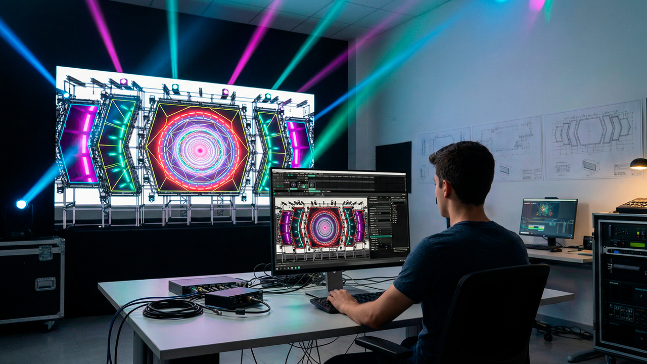 Simulación de Escenarios en Resolume